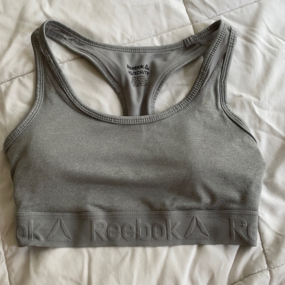 Reebok sports bra XS Gray